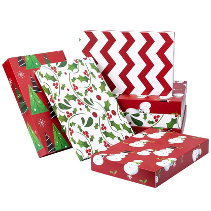 Wrap Shirt Boxes with Lid and Base, 12 Pack