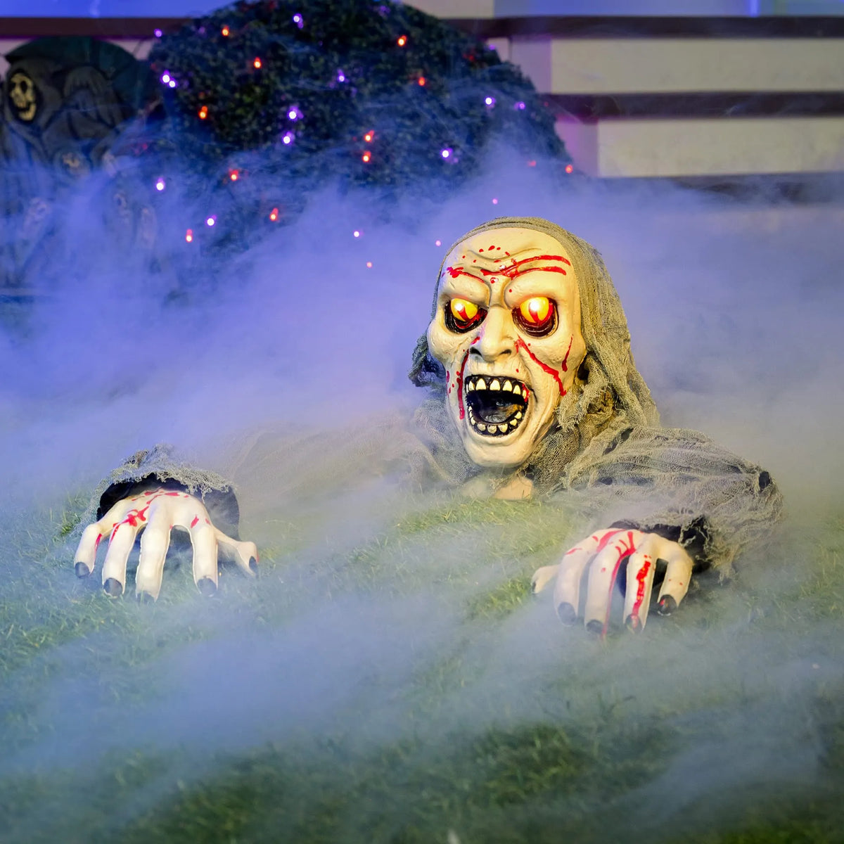 Halloween Animated Light-Up Zombie Groundbreaker