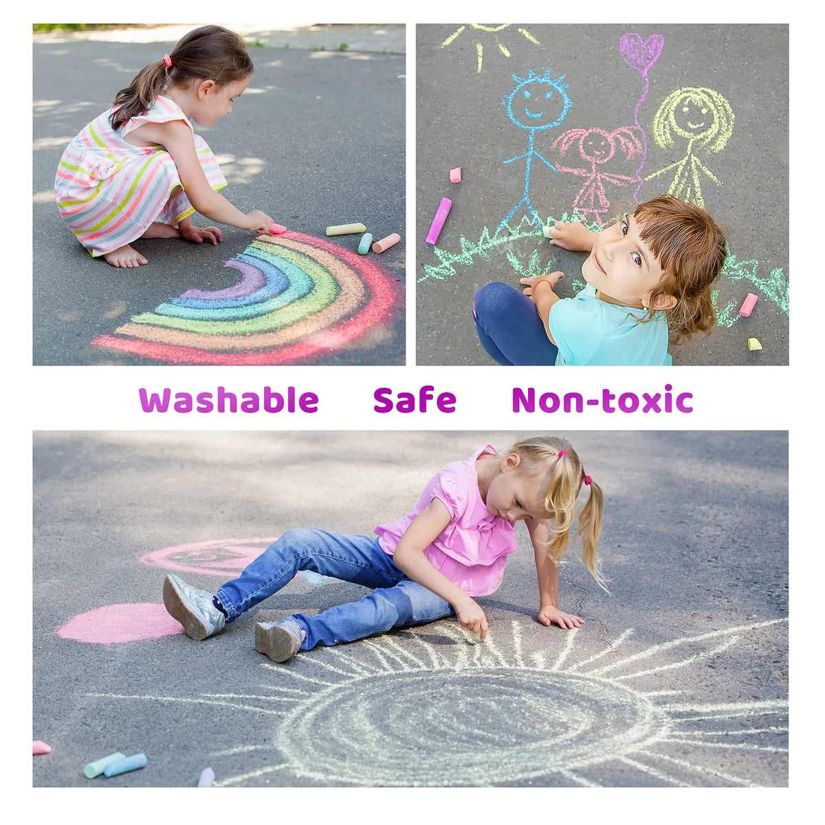 Sidewalk Chalk Set - 150 Pieces