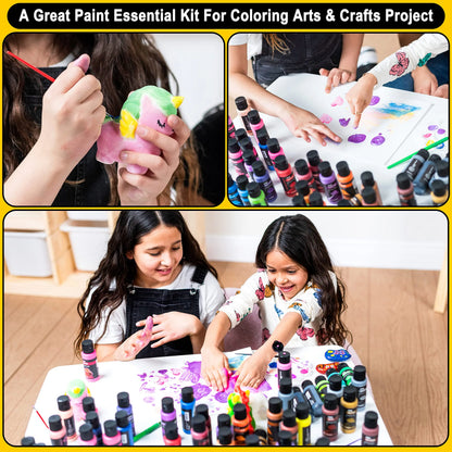 42-Piece Washable Tempera Paint Set