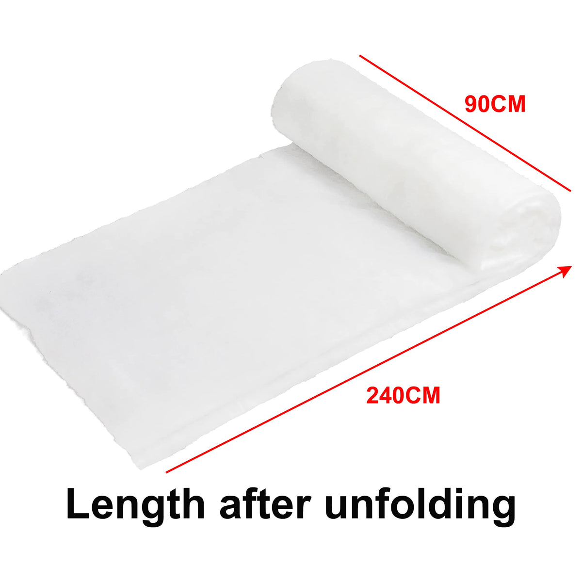 3x8 Ft Snow Blanket Roll, 2 Pack