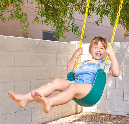 TURFEE Green Swing Seat with 66-Inch Chain