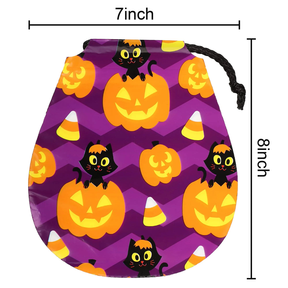 Drawstring Goody Treat Bags, 60 Pack