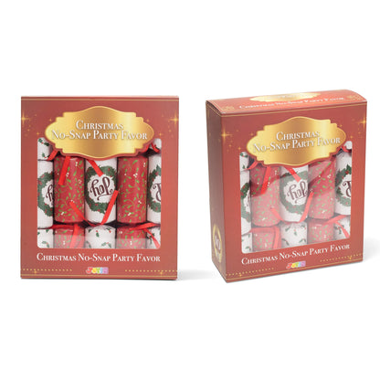Christmas No Snap Party Push Bubbles, 10 Pack