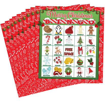 Christmas Bingo (Red) - 28 Pcs