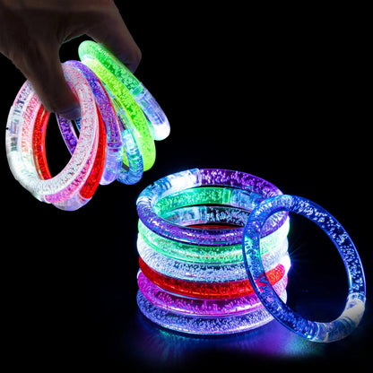 28 Glow Stick Bracelets with Valentine's Day Cards for Kids Party Favors