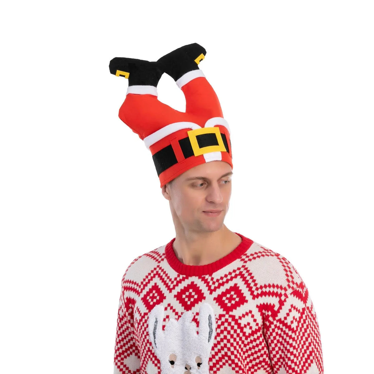 3-Piece Christmas Santa Pants and Hat Set