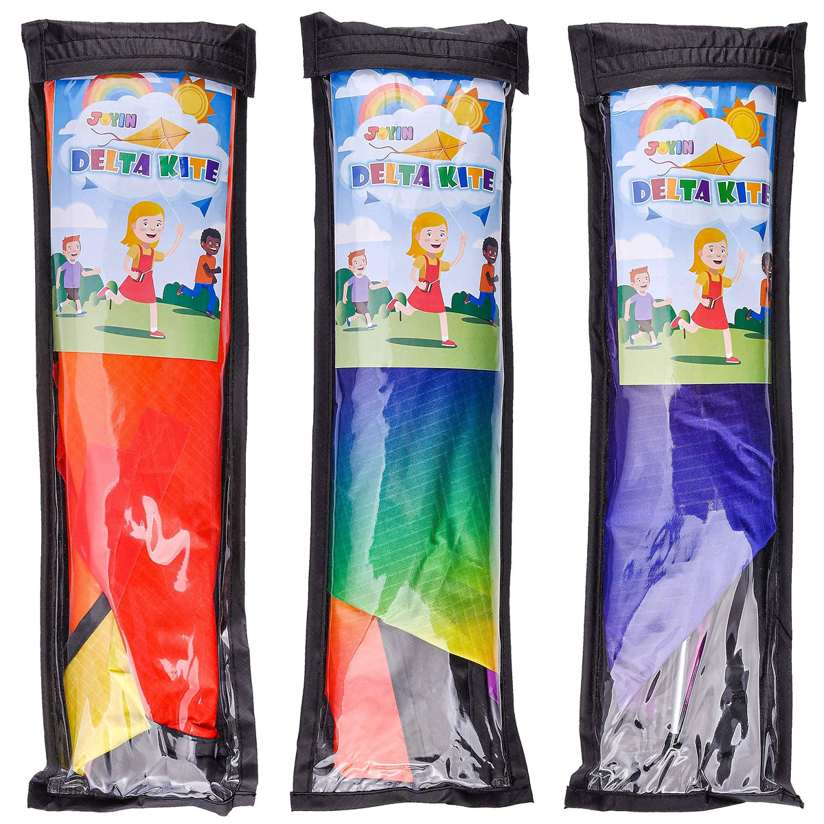Delta Multicolor Kite, 3-Pack