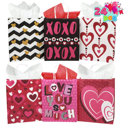 24 Valentine's Day Gift Bags
