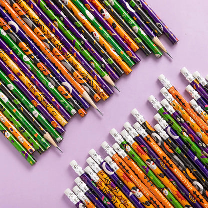 Halloween Pencil & Ruler Set (96-Piece)