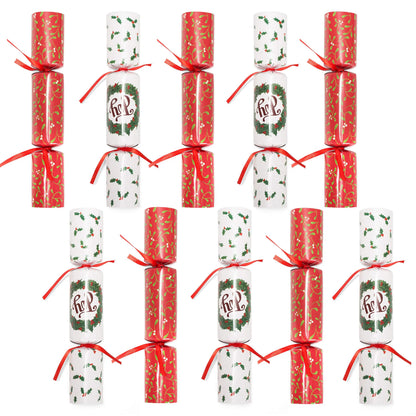 Christmas No Snap Party Push Bubbles, 10 Pack