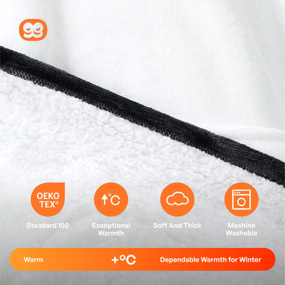 Kids' Sherpa Wearable Blanket - Panda Shape