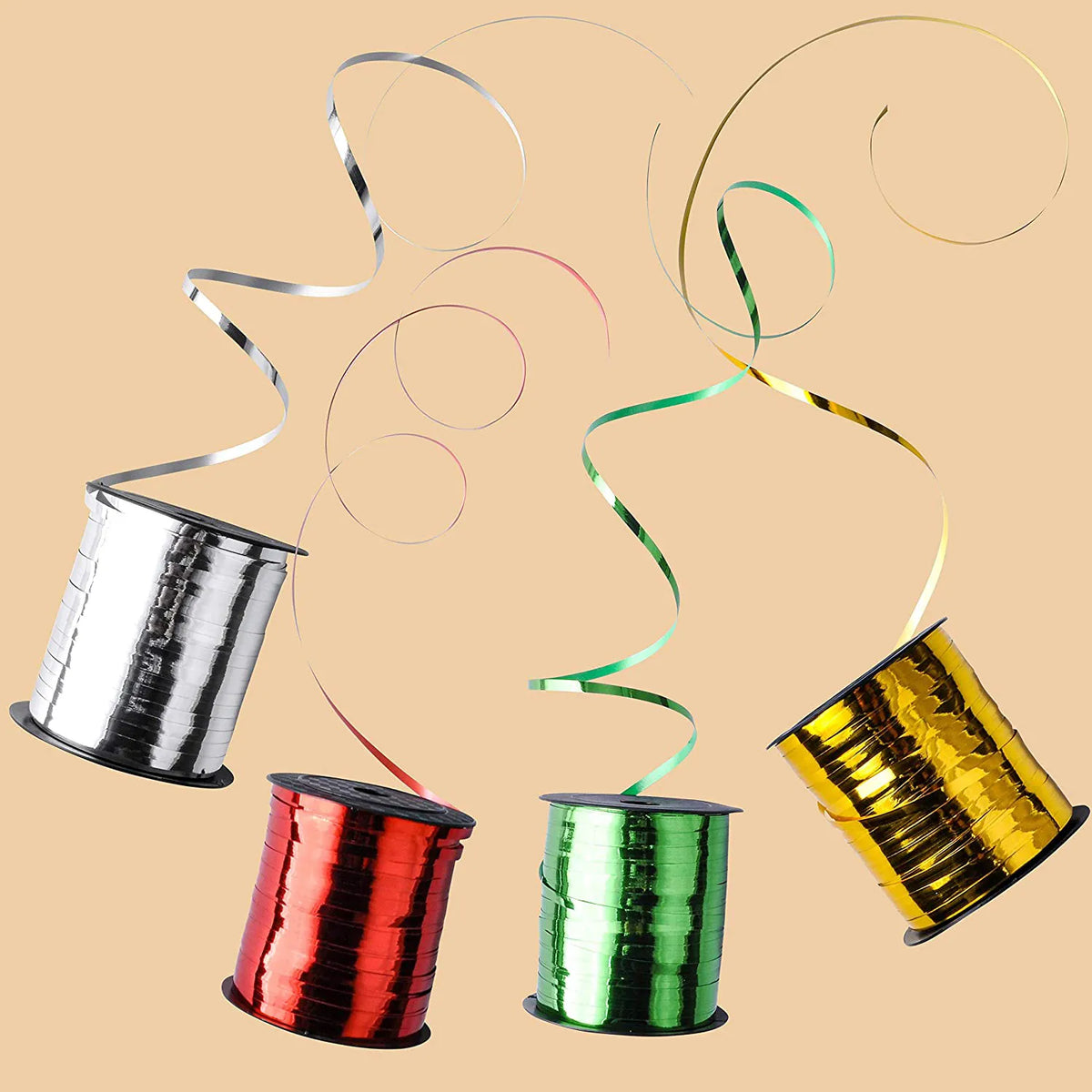Curling Ribbons - 30 Bows, 4 Pack